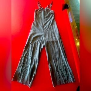 Shinestar Black Wide Leg Jumpsuit